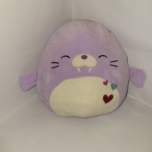 Cute Purple Plush Seal Squishmallow